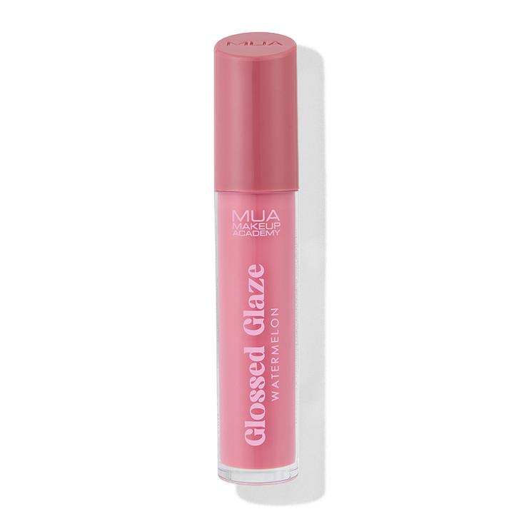 a pink lip gloss tube