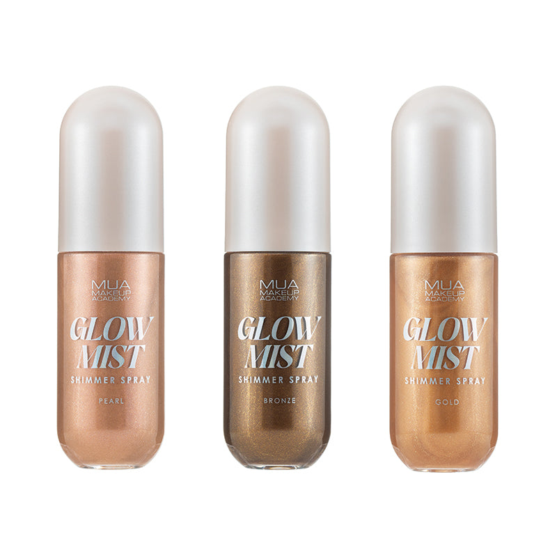 a group of bottles of makeup