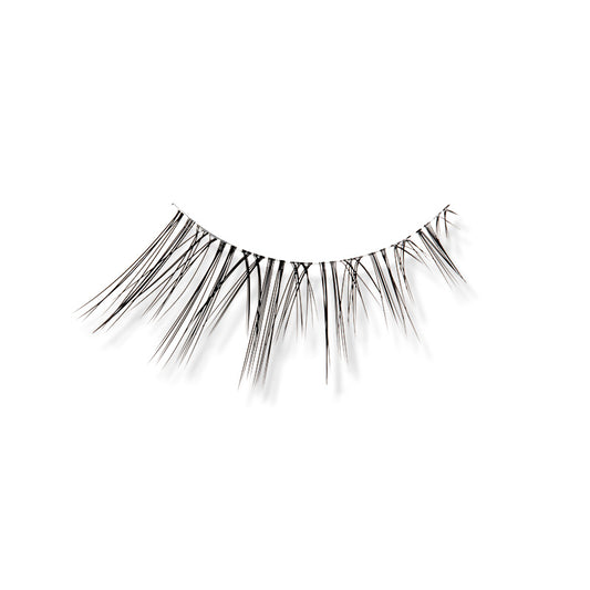 a close up of a false eyelash