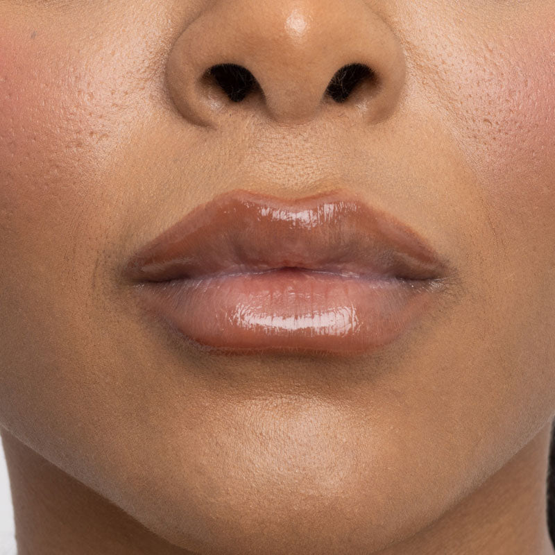 close up of a woman's lips