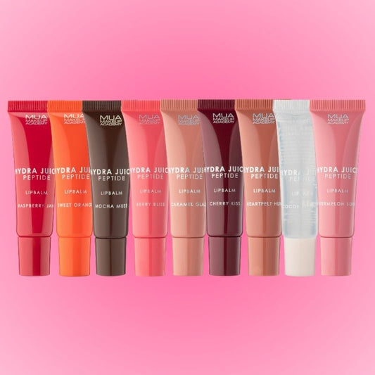 a group of lip glosses