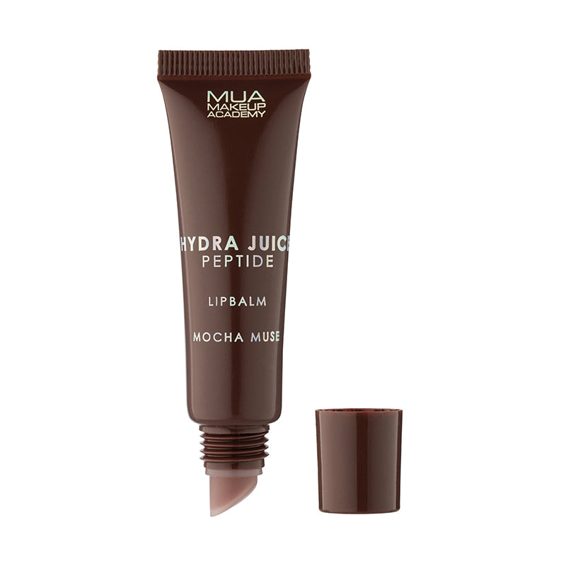 a brown tube of lip balm