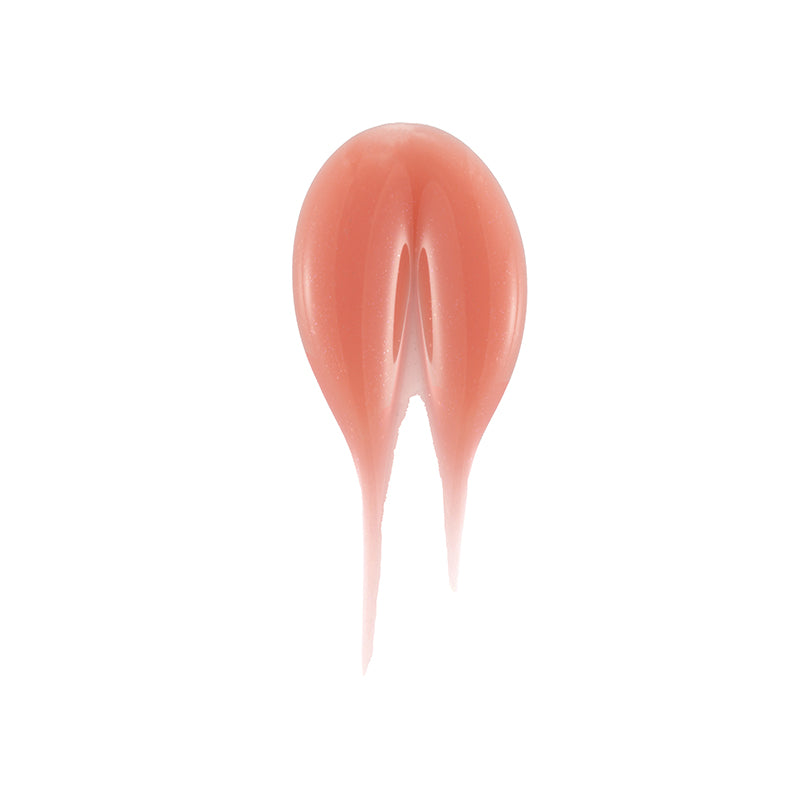 a close up of a pink liquid