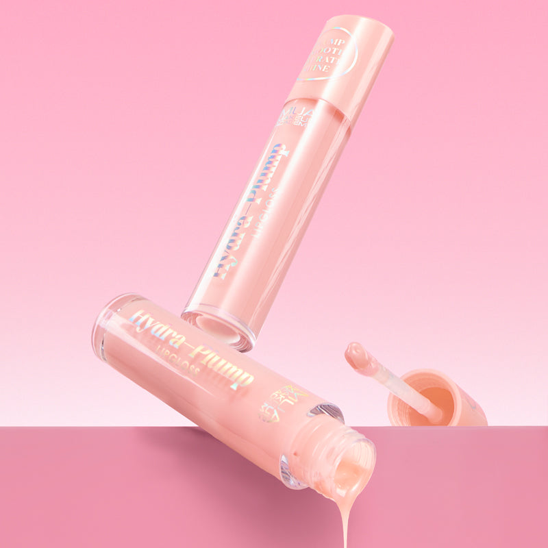 a pink liquid in a tube