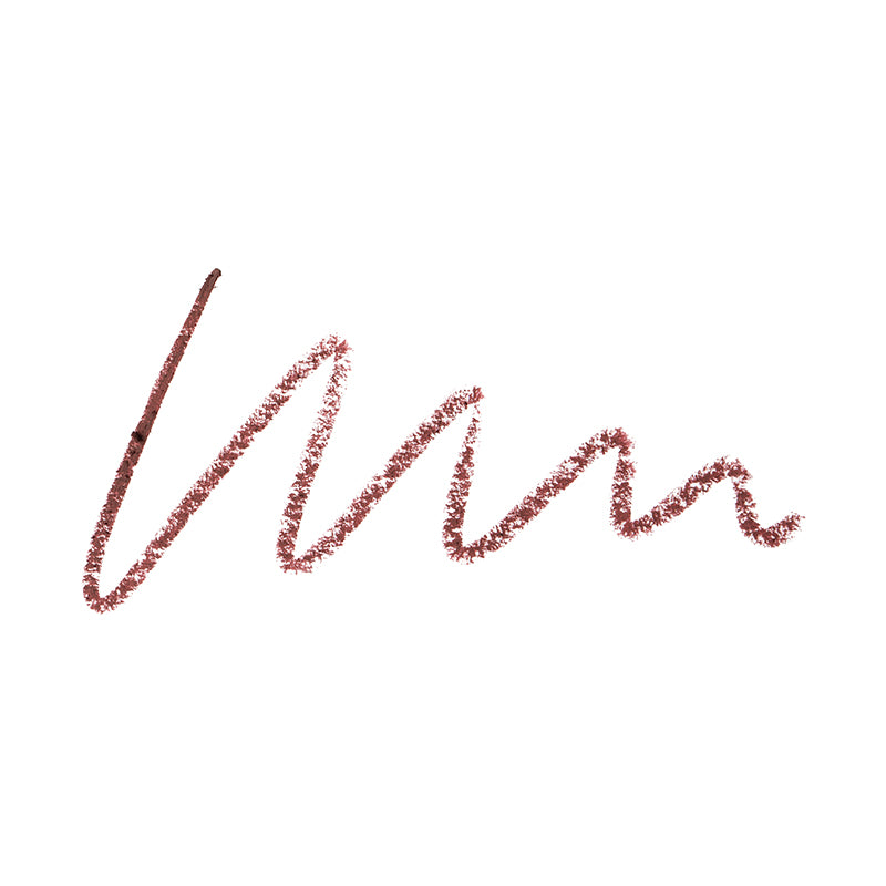 a line of red lipstick