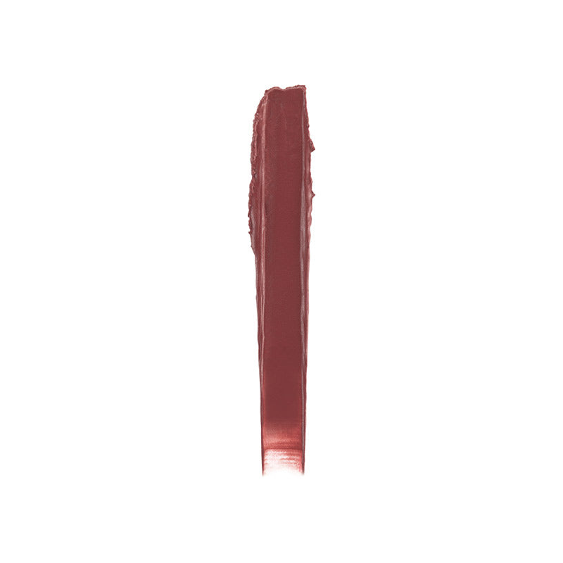 a close up of a red lipstick