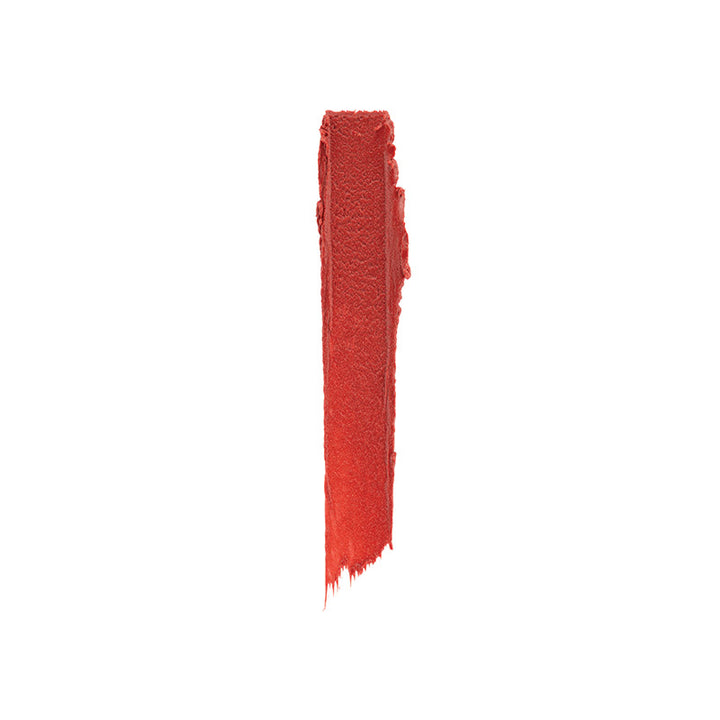 a red smudge of lipstick