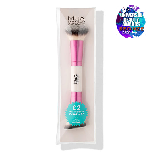 a makeup brush in a package