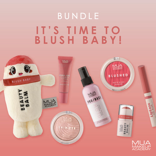 a group of makeup products