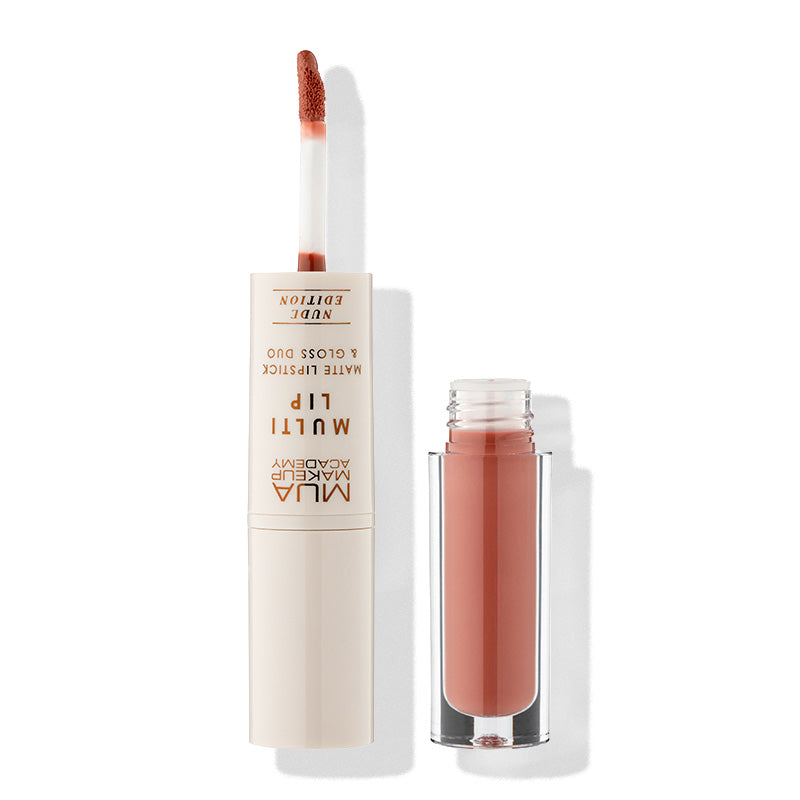 a lip gloss with a brush in it