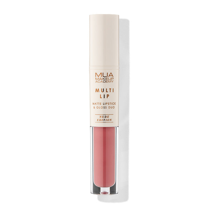 a pink lipgloss in a tube