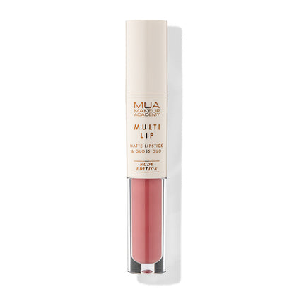 a pink lipgloss in a tube