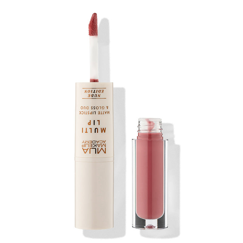 a lip gloss with a brush