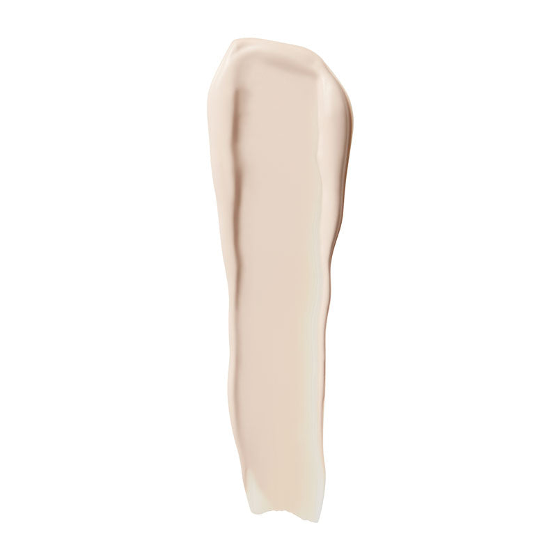 a smear of liquid foundation