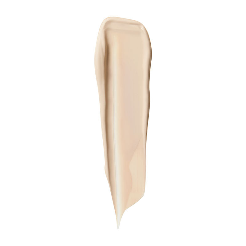 a smear of liquid foundation