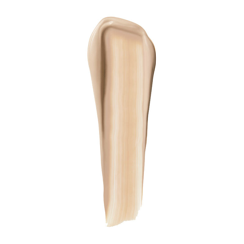 a smear of liquid foundation