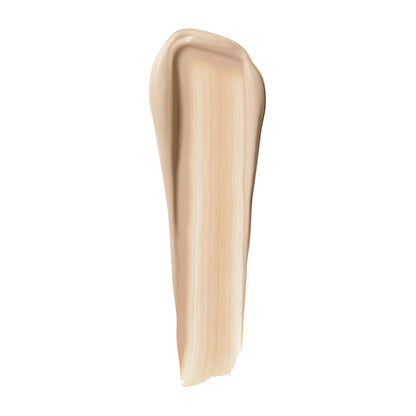 a smear of liquid foundation