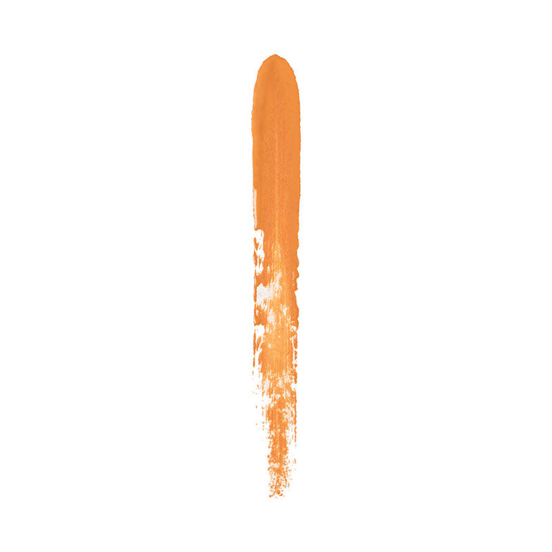 a paint stroke on a white background