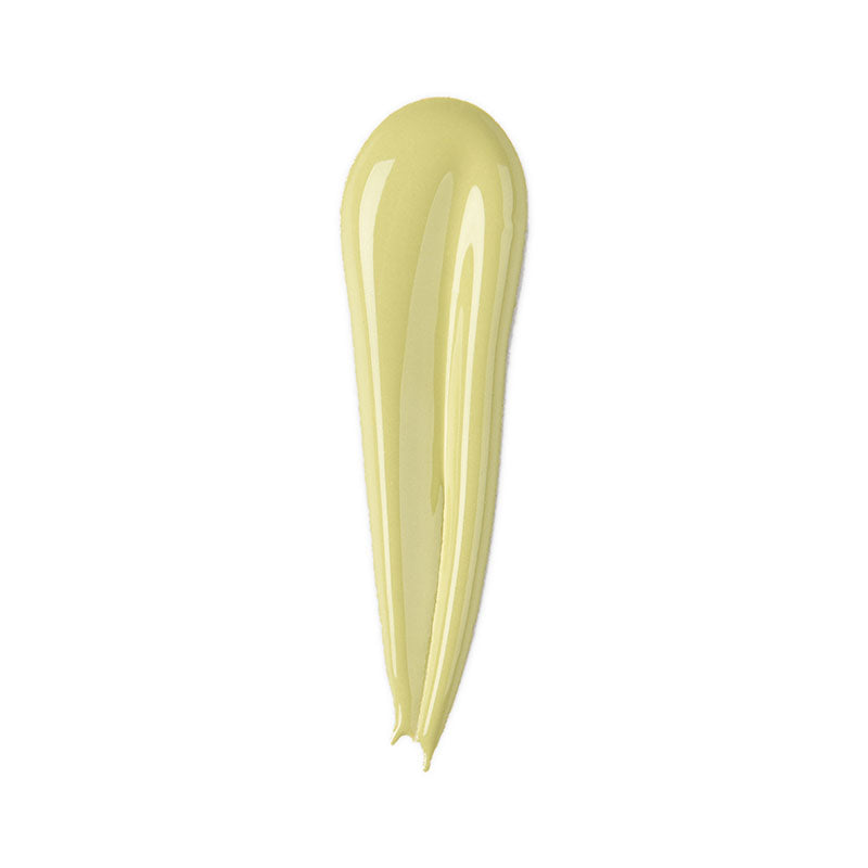 a cream liquid on a white background