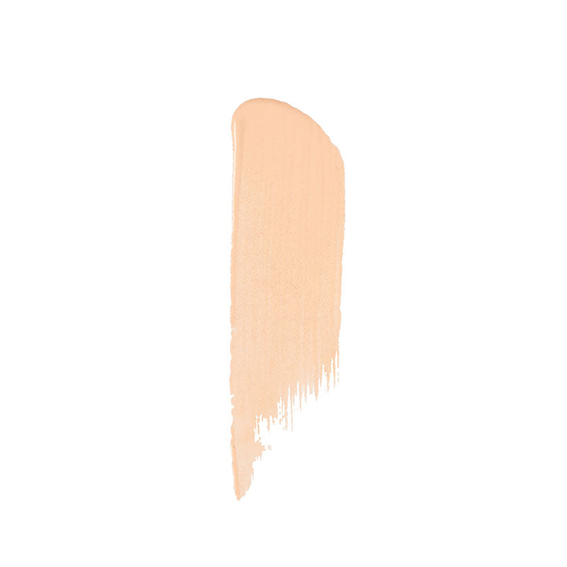 a close up of a smear of liquid foundation