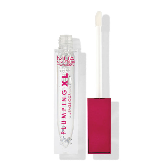 a lip gloss with a tube and a brush