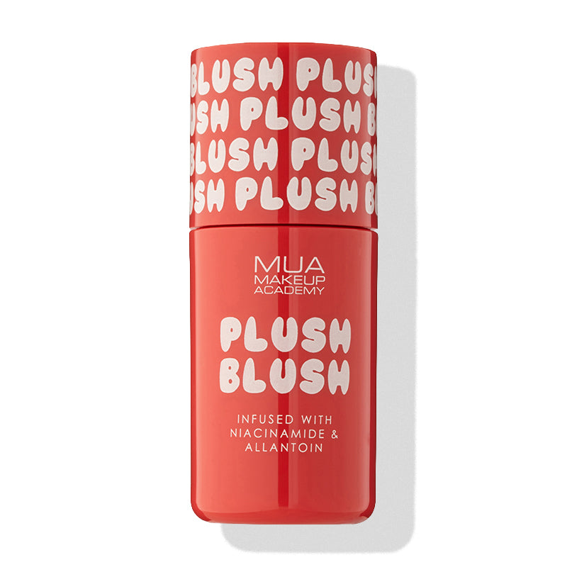 a red container with white text