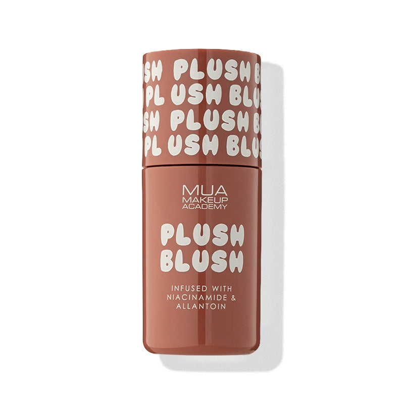 a brown container with white text