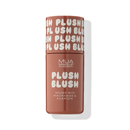 a brown container with white text
