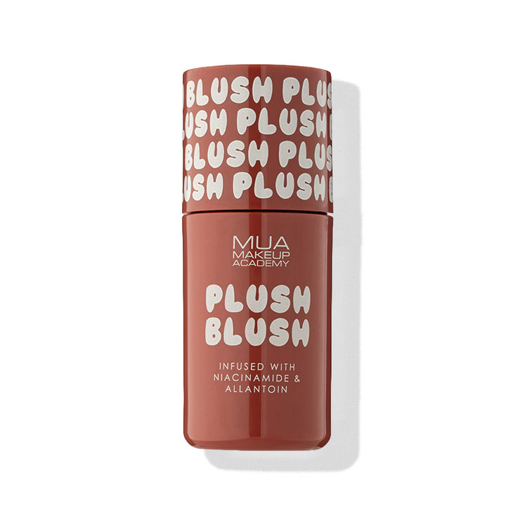 a brown container with white text