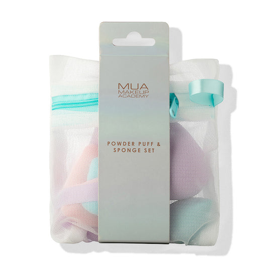 a bag of makeup sponges
