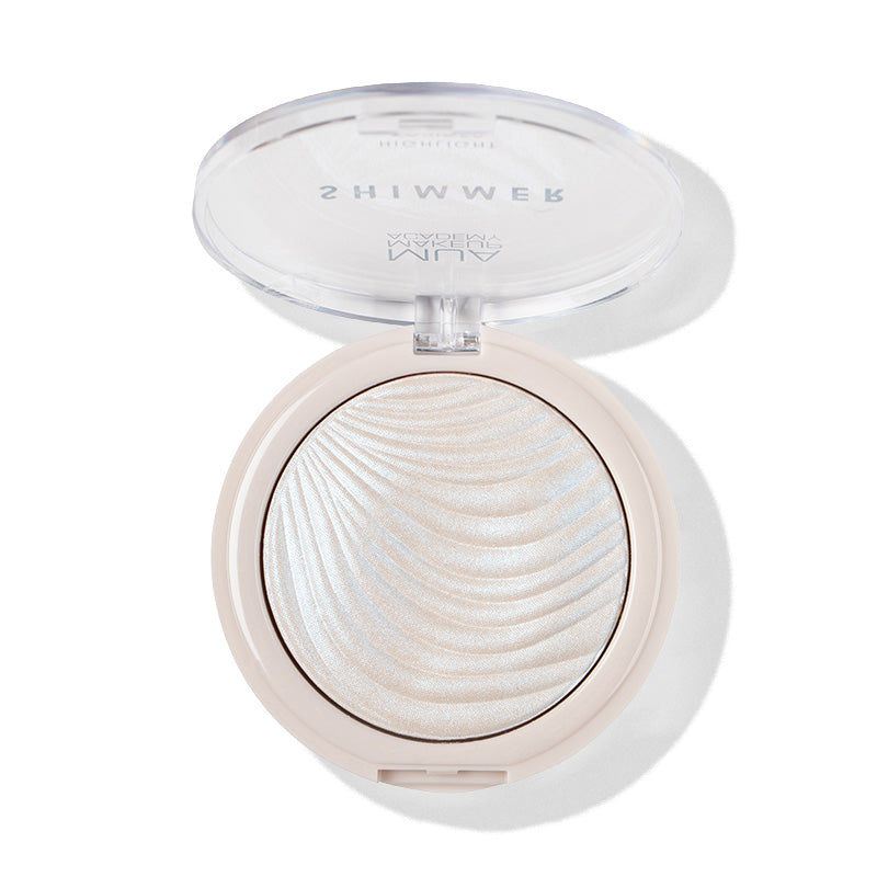 a close up of a face powder