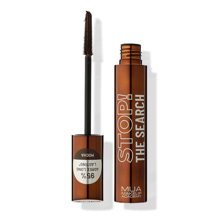a brown tube with a black brush