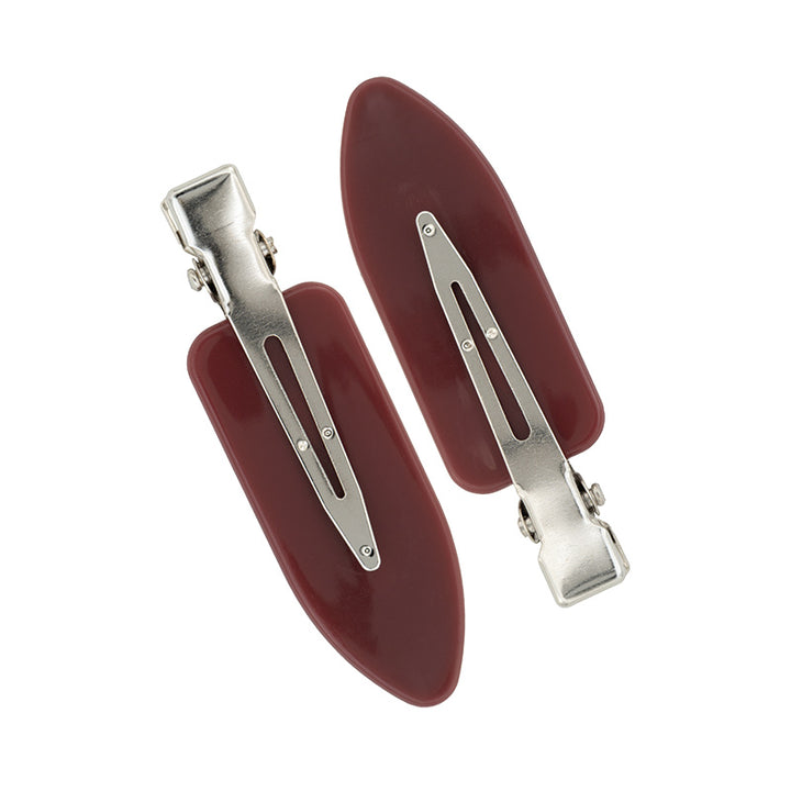 a pair of hair clips