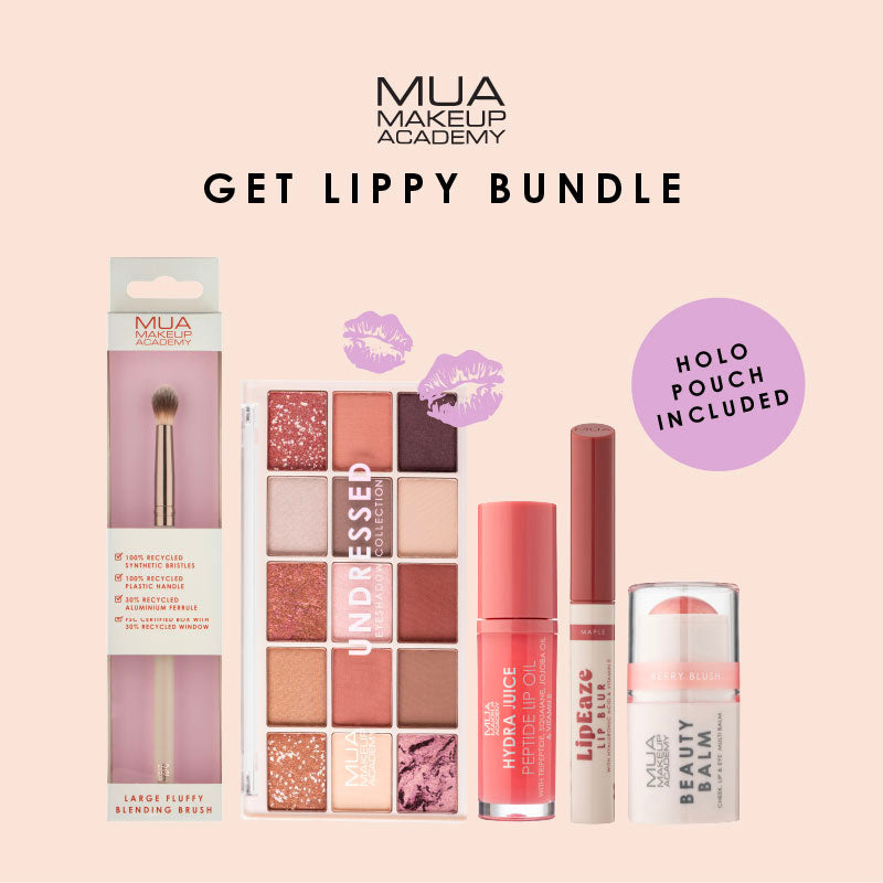 a group of makeup products