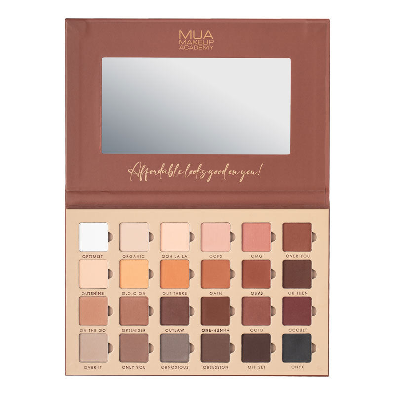 MUA Ultimate Obsession 24 Shade Matte Nude Eyeshadow Palette