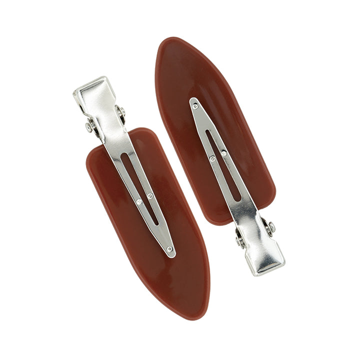 a pair of hair clips