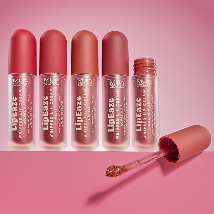 a group of lip balms