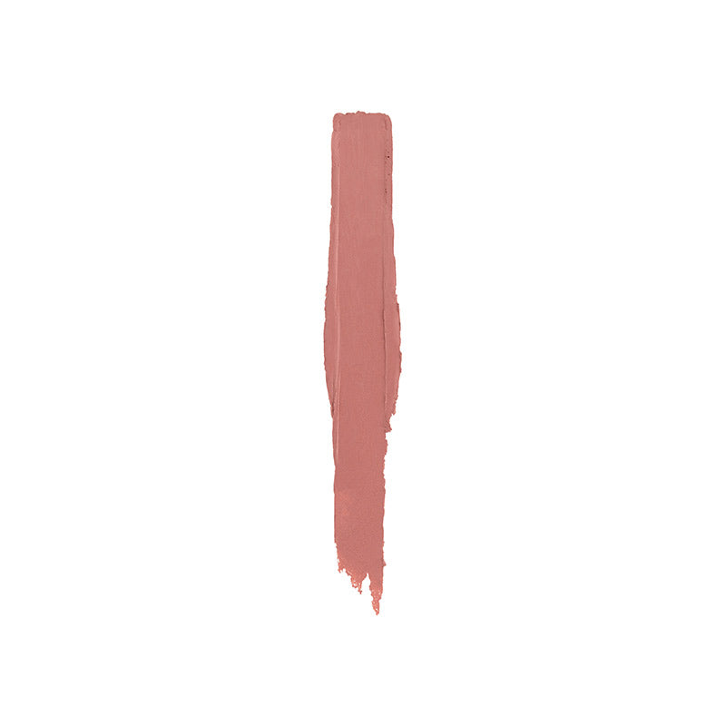 a close up of a smudge of lipstick