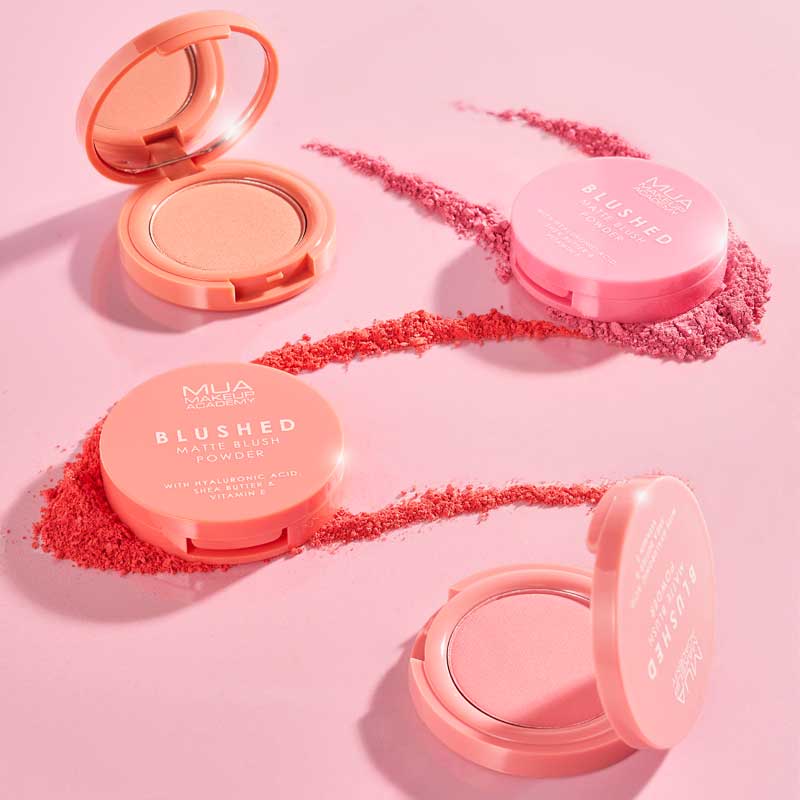 MUA Makeup Academy Blushed Mate Blush Powder 