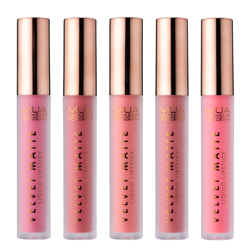 MUA VELVET LIQUID LIPSTICK - THE PINKS