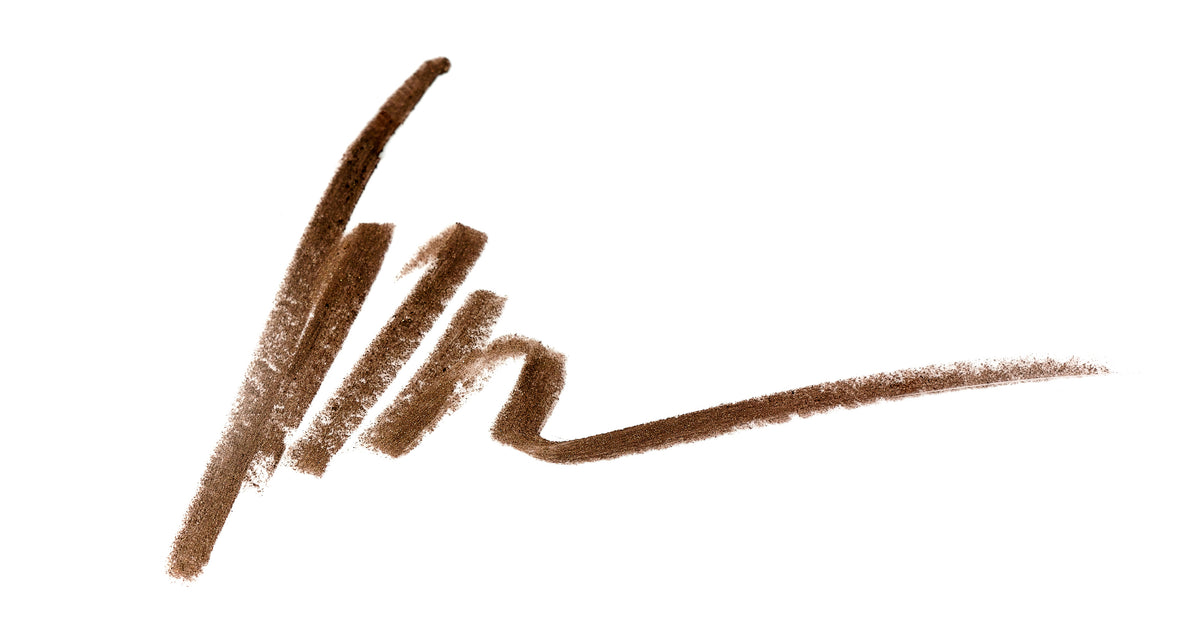 a brown line drawn on a white background