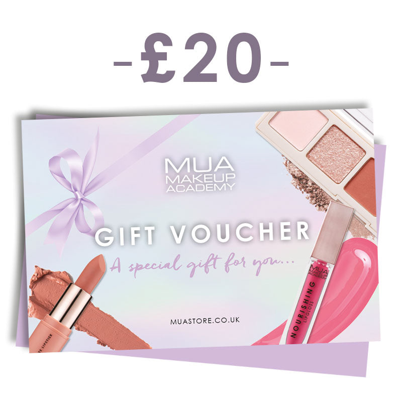 MUA Makeup Academy Gift Voucher £20