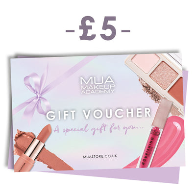 MUA Makeup Academy Gift Voucher - £5