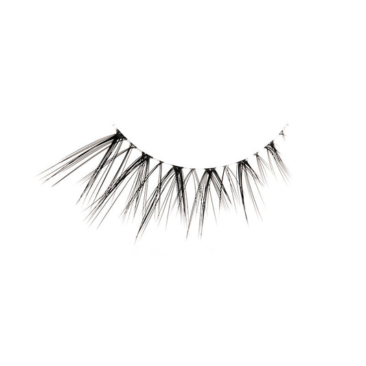 a close up of a false eyelash