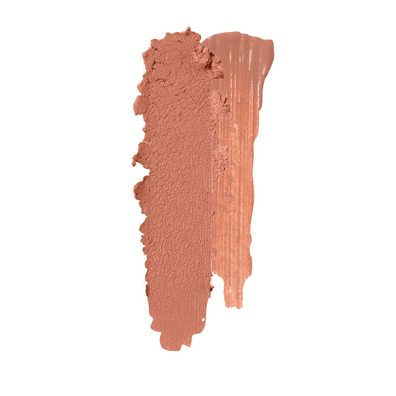 a smear of liquid foundation