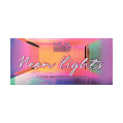 MUA Neon Lights 10 Shade Neon Eyeshadow Palette Recyclable