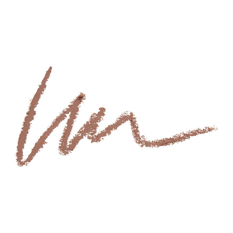 a brown line drawn on a white background