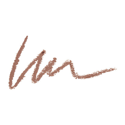 a brown line drawn on a white background