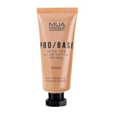 MUA PRO/BASE Glow Dew Nourishing Illuminating Primer in Shade Spark