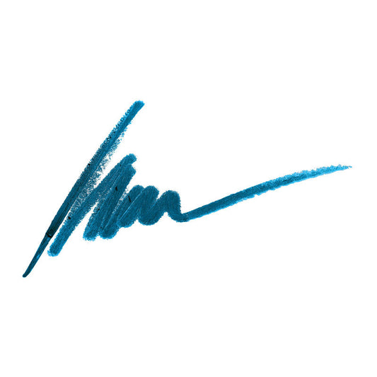 a blue line drawn on a white background
